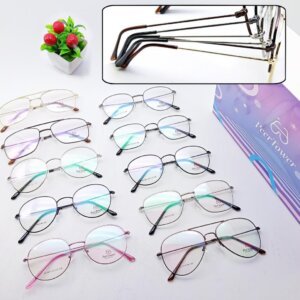 metal frame full rim spring hinges Unisex frames