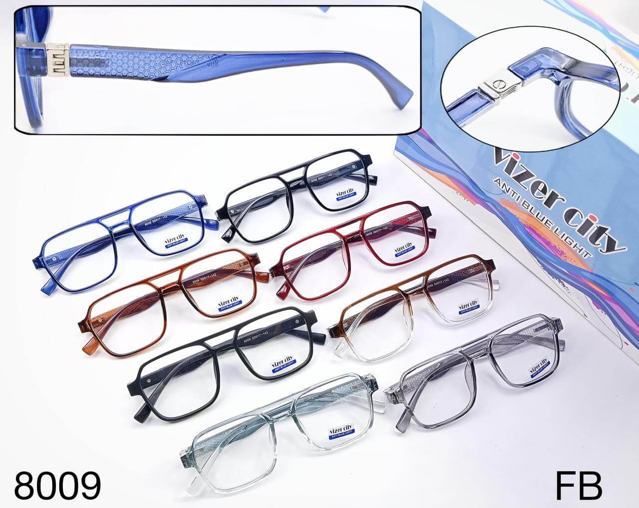 Four stylish glasses in a row.