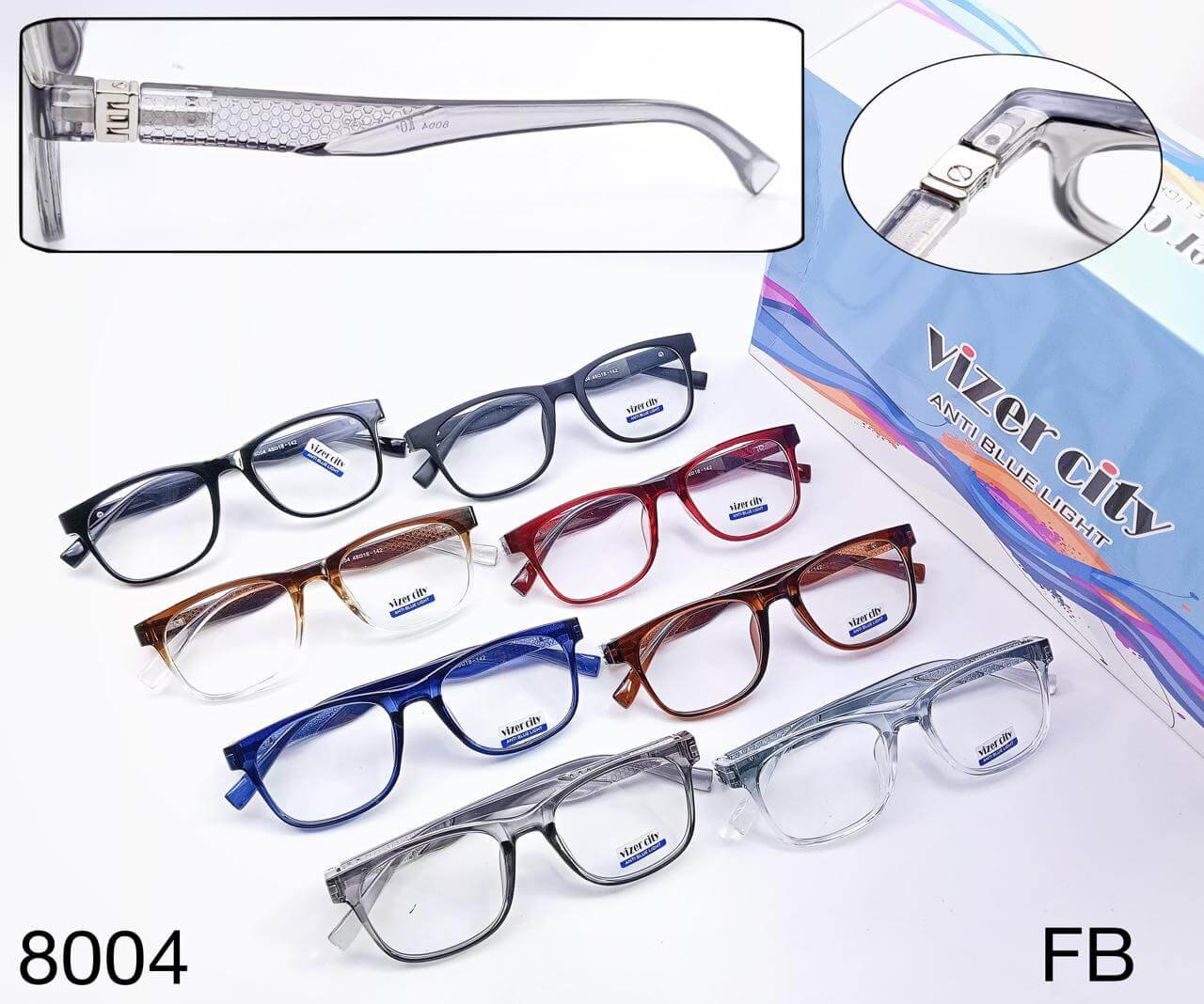 Four stylish glasses in a row.