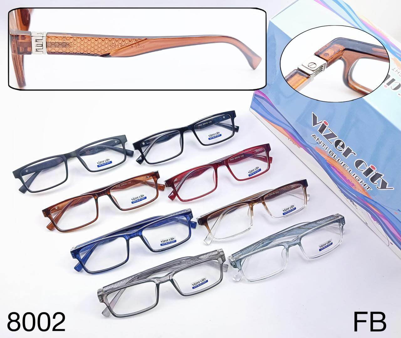 Four stylish glasses in a row.