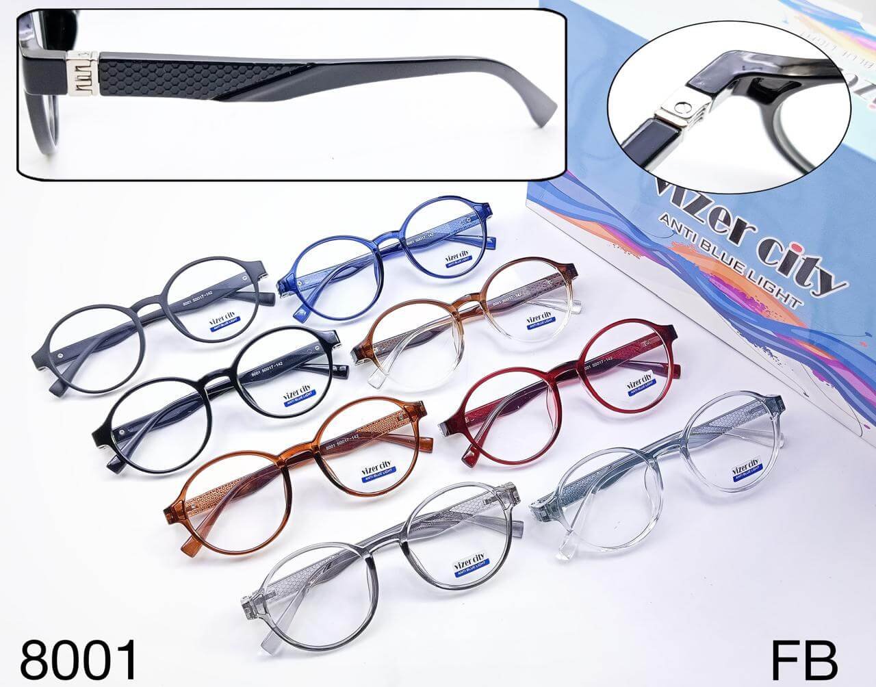 Four stylish glasses in a row.