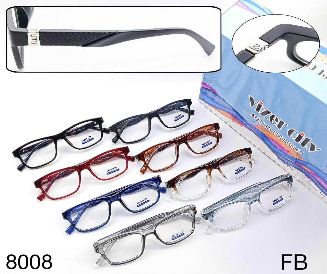 Four stylish glasses in a row.