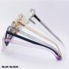 Various stylish eyeglasses displayed neatly with tr-90 frame, spring hinges