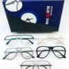 Various stylish eyeglasses displayed neatly with frame, spring hinges