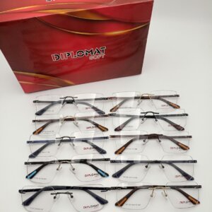 Diplomat soft rimless eyewear frame images