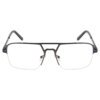 metal frame half rim