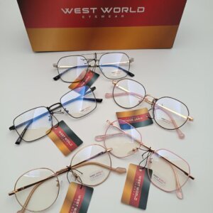 west world metal metal frame full rim